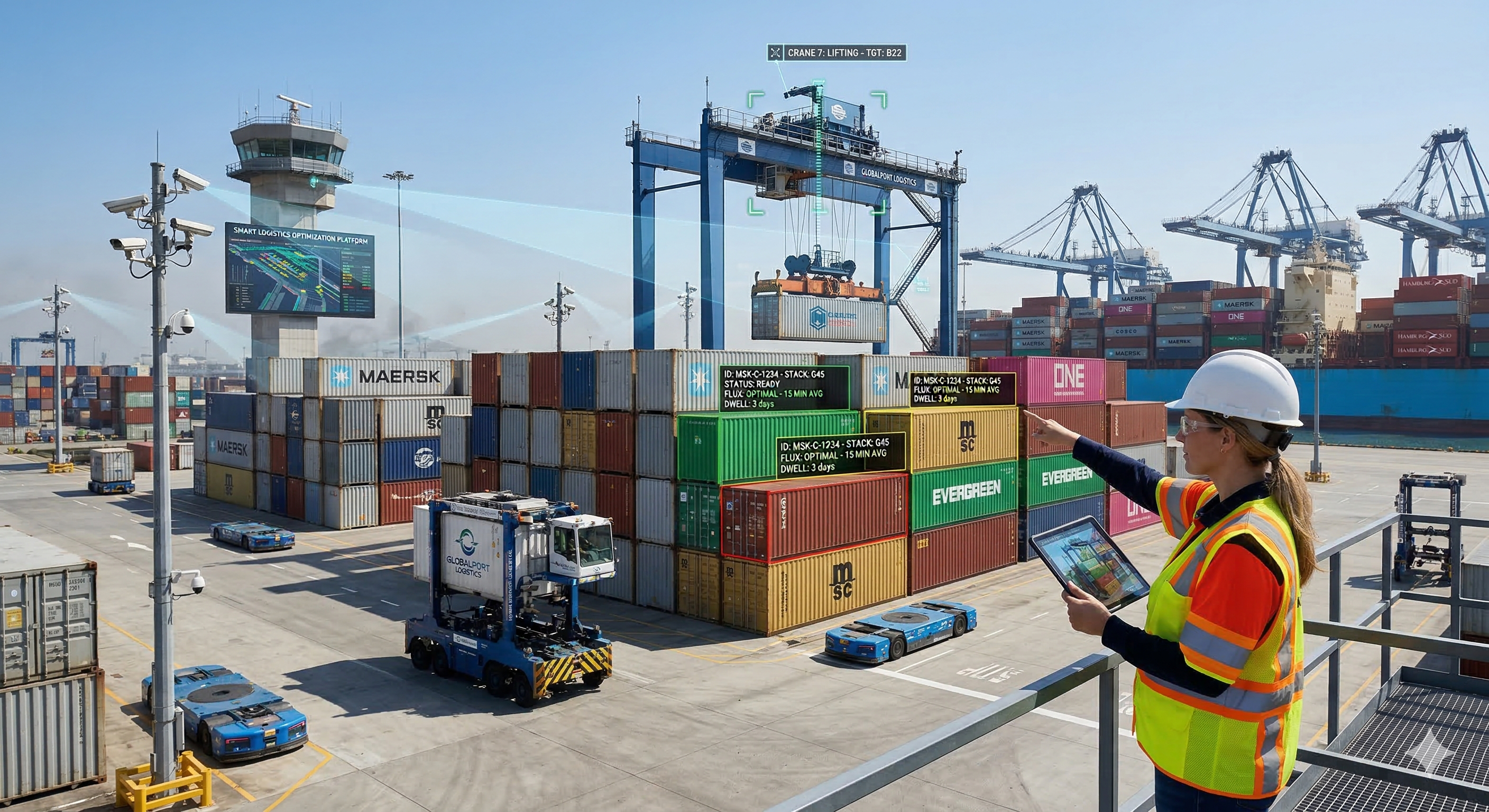 Monitoreo logístico inteligente en terminal portuario con visión computacional